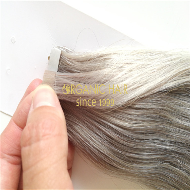 Wholesale best quality full cuticle tape in hair extensions V11