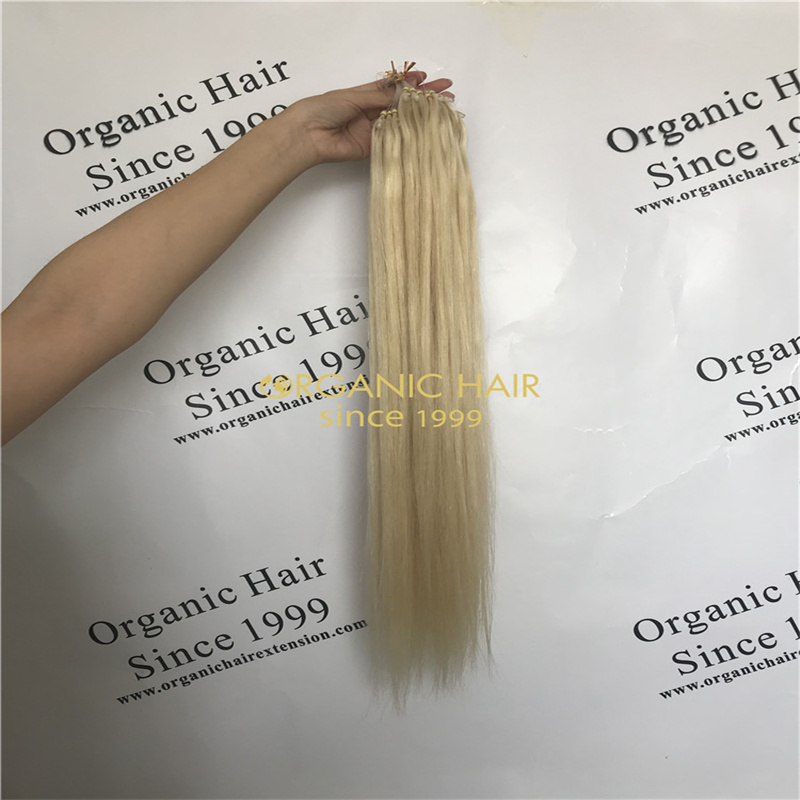 Micro ring hair extensions vendor V93