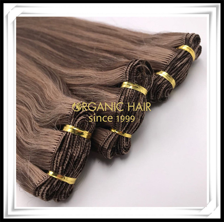 Piano color #P3/6 hand tied weft human hair C065