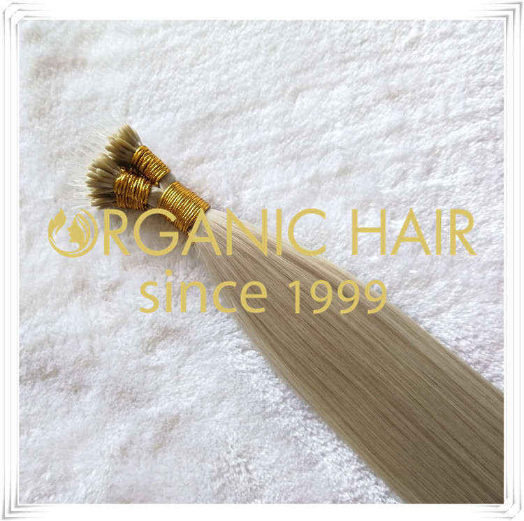 Nano ring #22 100% human hair C056