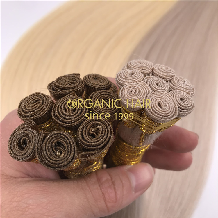 Wholesale full cuticle hand tied wefts and hot sale X311