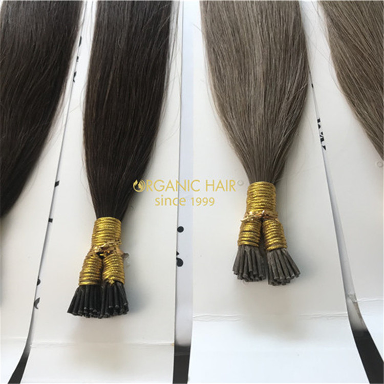 Hot human keratin itip hair extensions and customized color X294