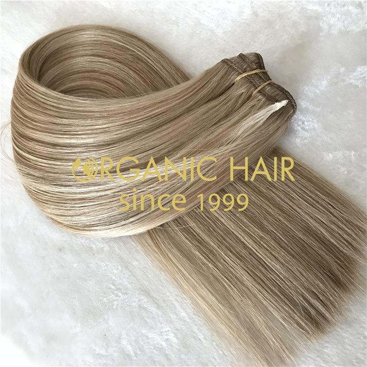 Wholesale 2021 strong durable machine weft hair V39
