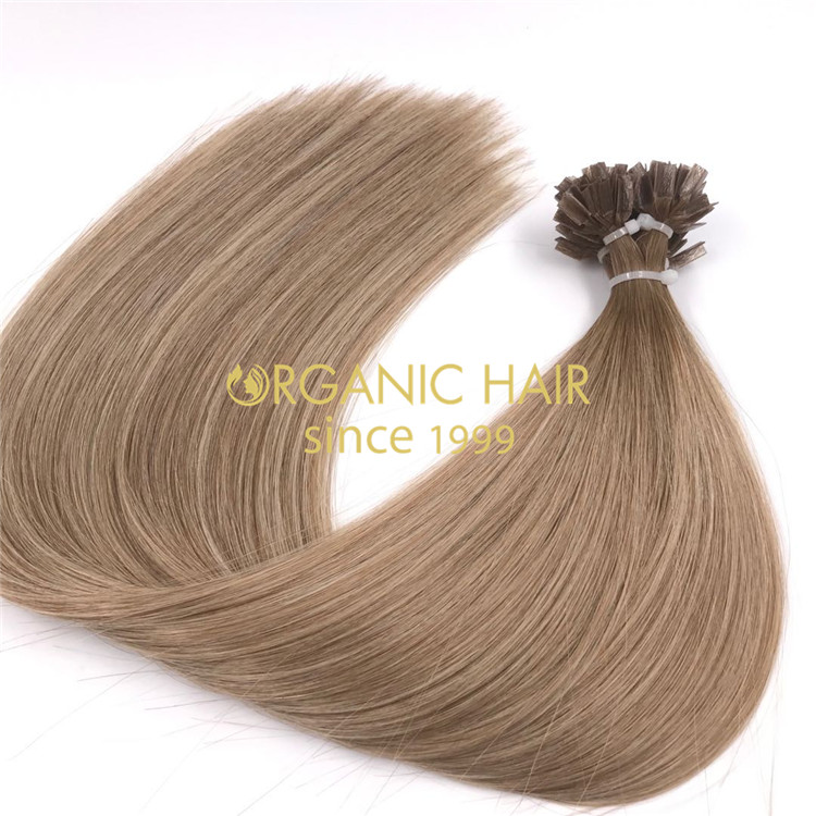 Human #T8/P8/60 keratin vtip hair extensions X280