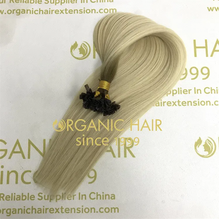 Wholesale  human cuticle remy K tip hair and hot sale L