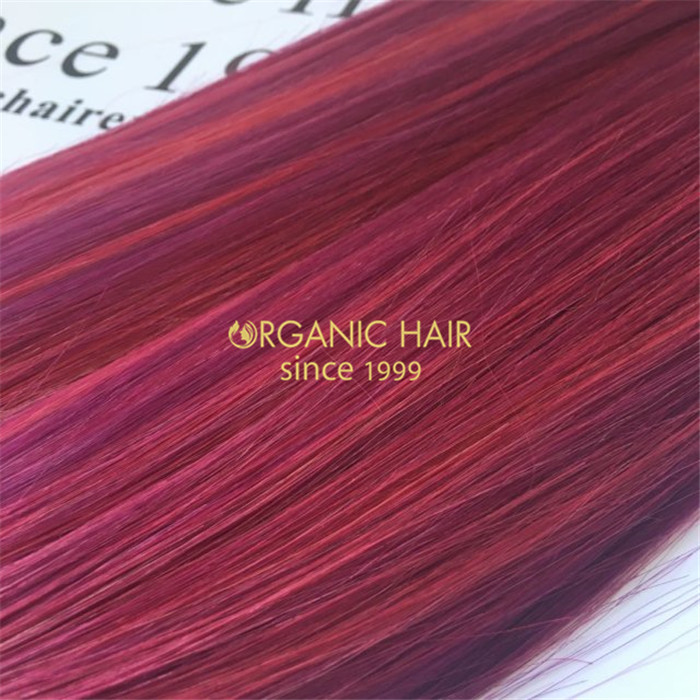 Wholesale human piano color keratin itip hair extensions X322