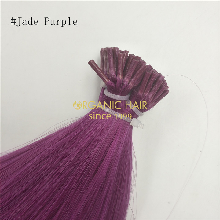 Wholesale human keratin itip hair extensions J17