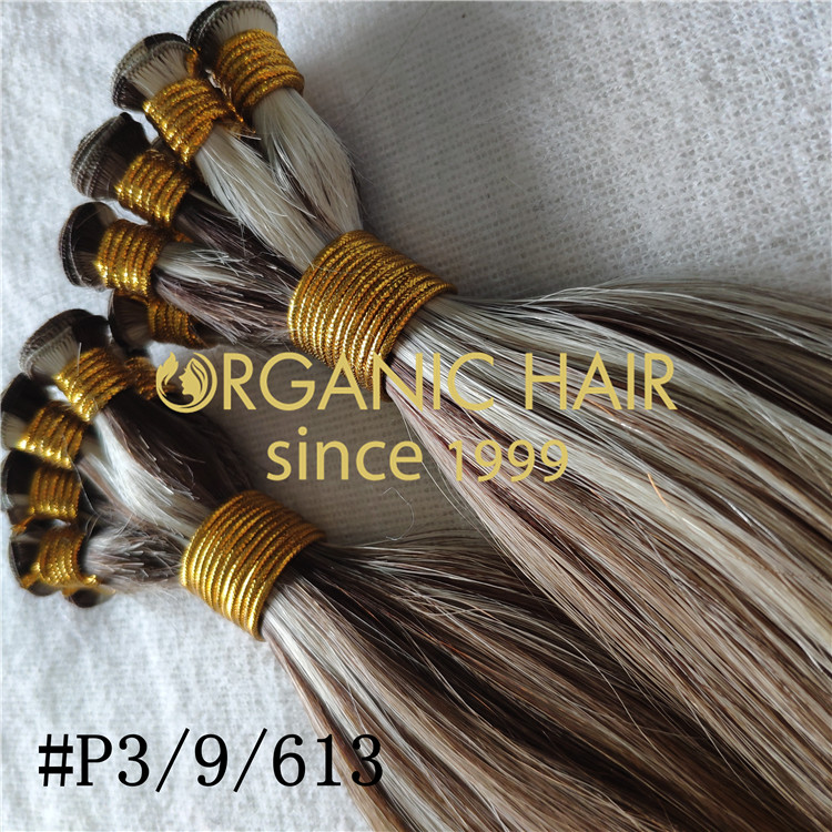 Piano color hand tied wefts wholesale  RB86