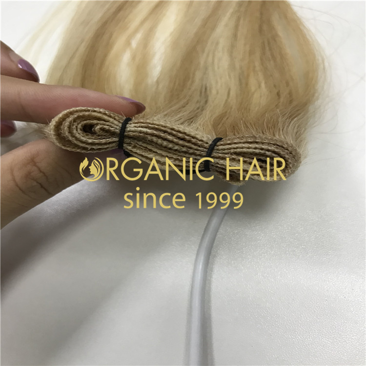 Thinner hair weft make hair extensions more comfortable