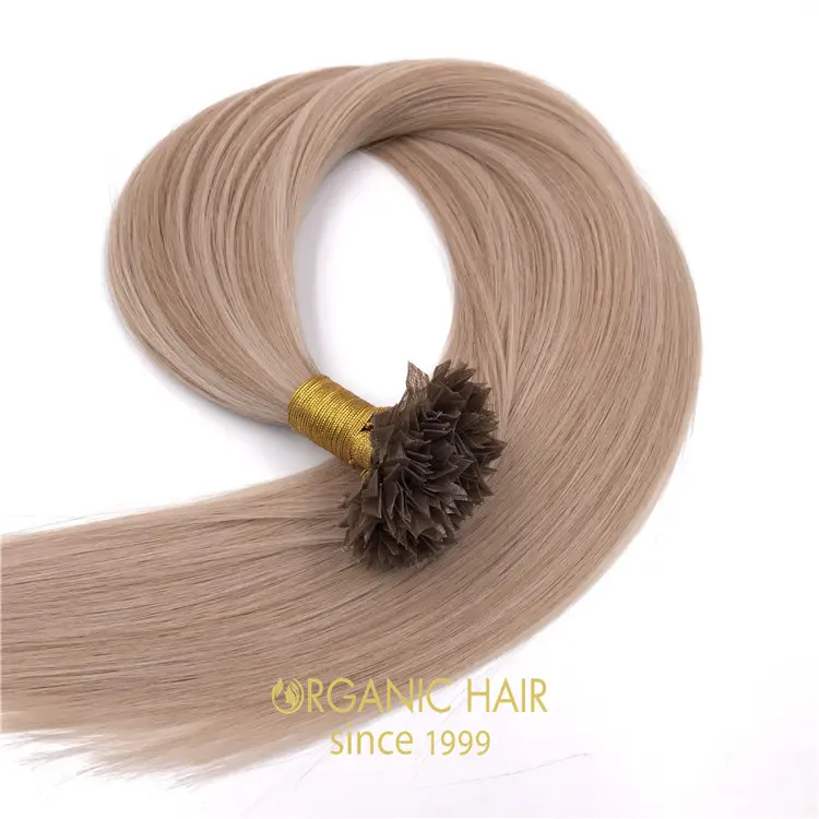 Wholesale human cuticle remy keratin micro ktip hair balayage blonde T5P18/60 X410