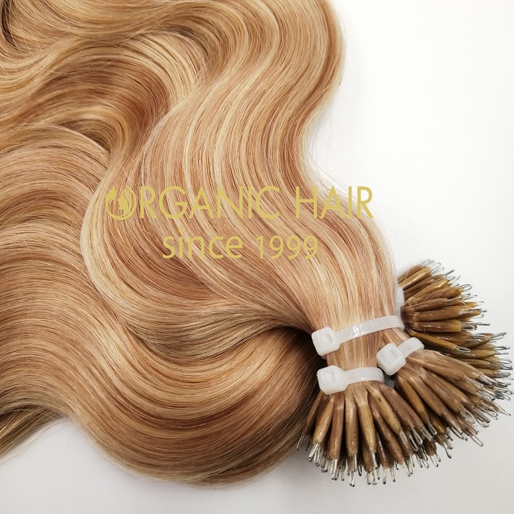 Nano hair body wave nodic blond color RB39