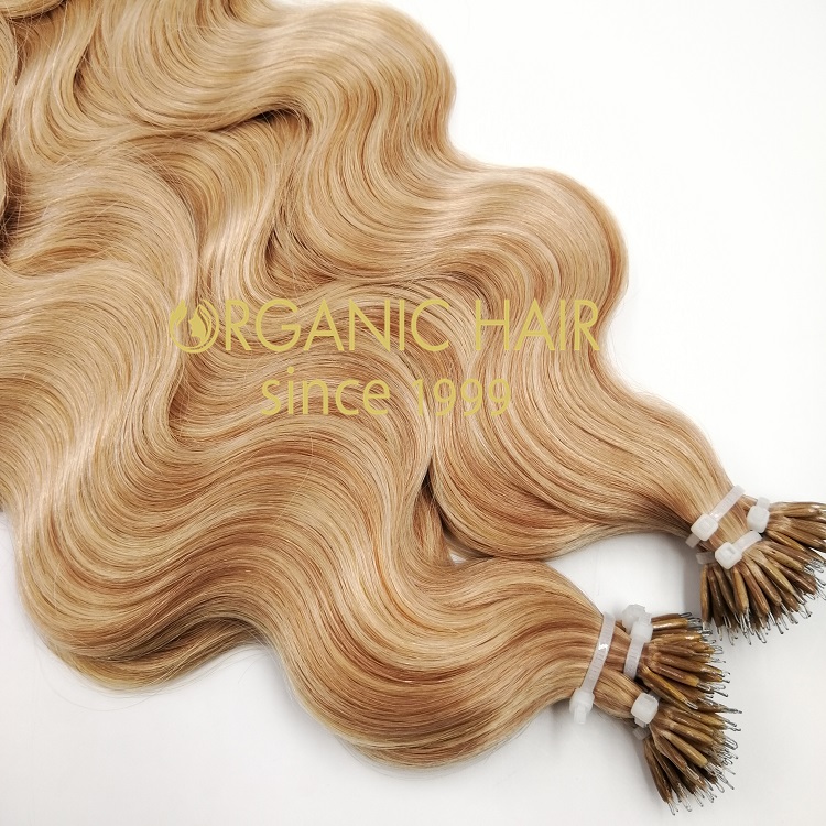 Nano hair body wave nodic blond color RB39