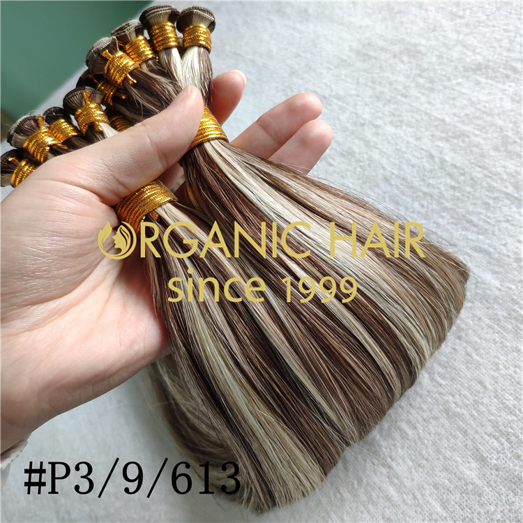 Piano color hand tied wefts wholesale  RB86