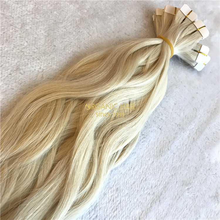 Wholesale human tape in hair extensions natural wave  X301