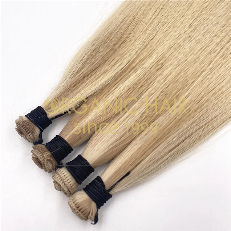 Hand-tied wefts wholesale 2024 hair extensions - A