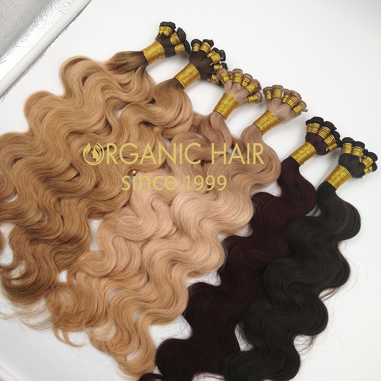 Top quality body wave hand ted weft wholesale RB20