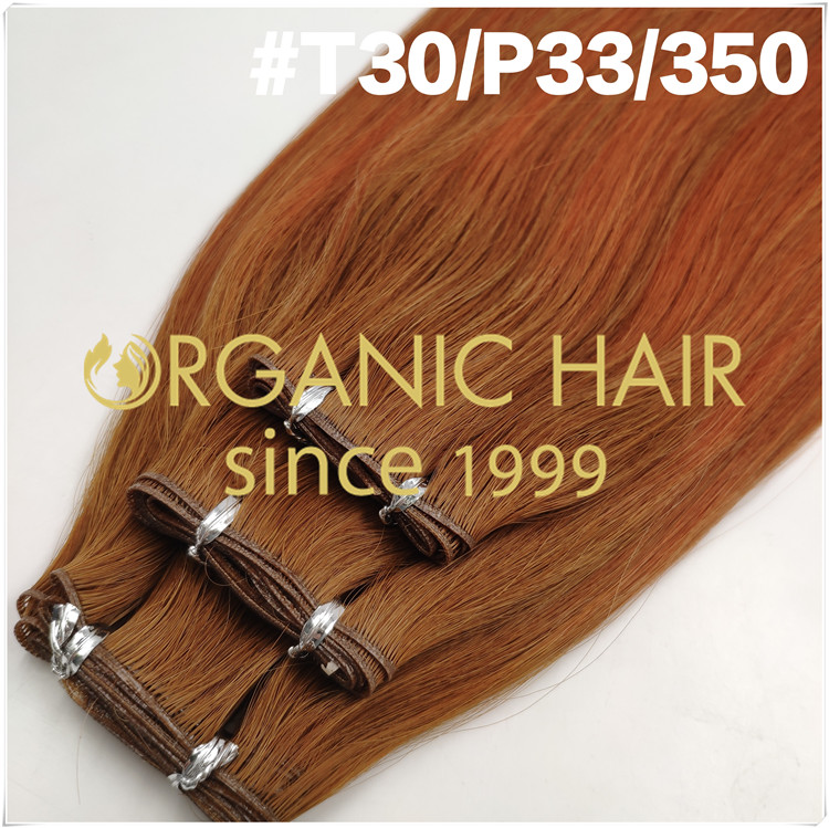 Manufacturer of high-end personalized color luxury Hair Extensions  C0105