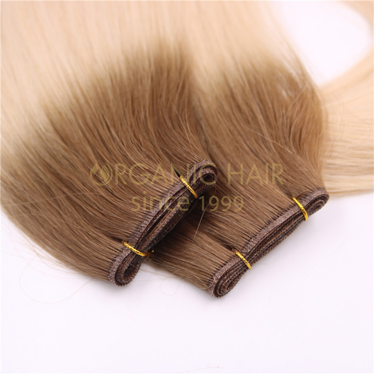 Hand-tied weft VS Genius weft hair extensions A