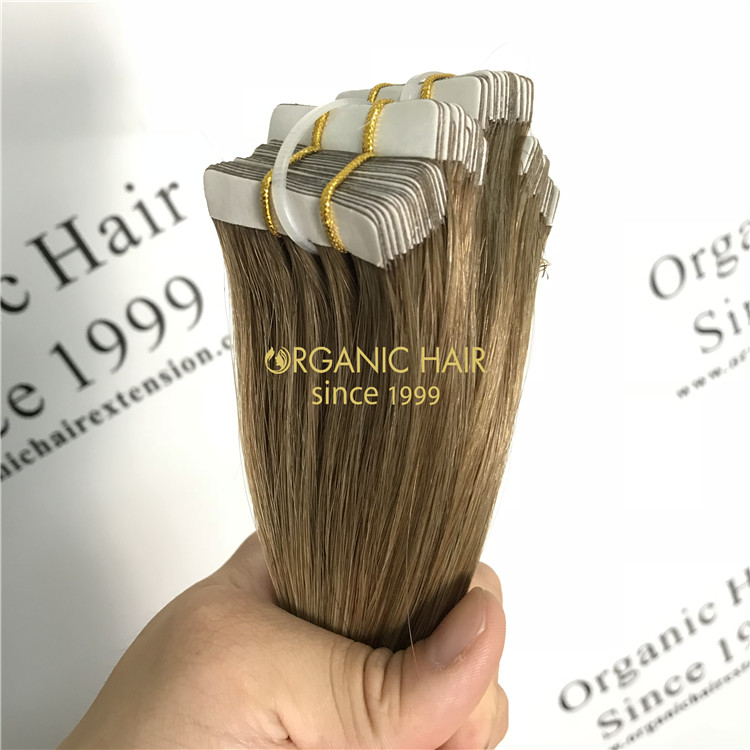 Wholesale tape in hair extensions piano color X318