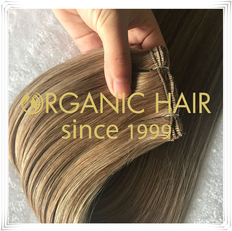 Organic popular piano color hand tied weft C063