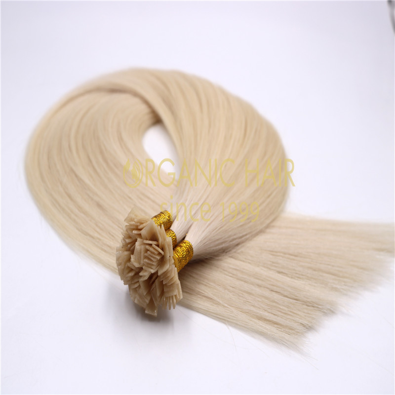 Keratin hair flat tip hair extensions factory wholesale A25