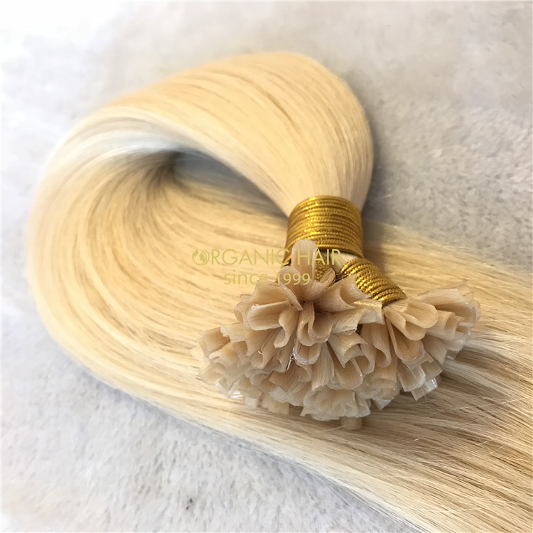 Wholesale real remy human nail Utip hair extensions V15