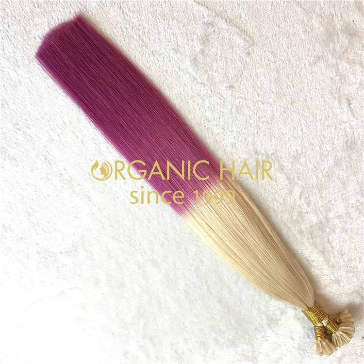 Wholesale pre bonded U tip human hair extensions V14