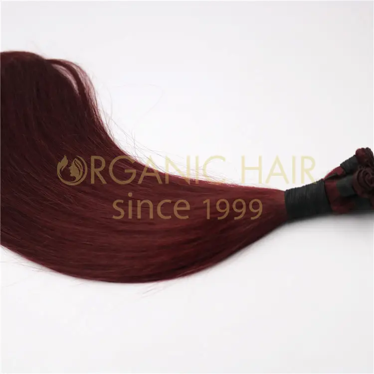 Red hairstyle near me remy hair extensions - A