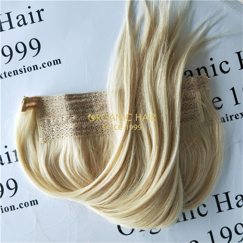 Supply easy-using remy halo hair extensions V118