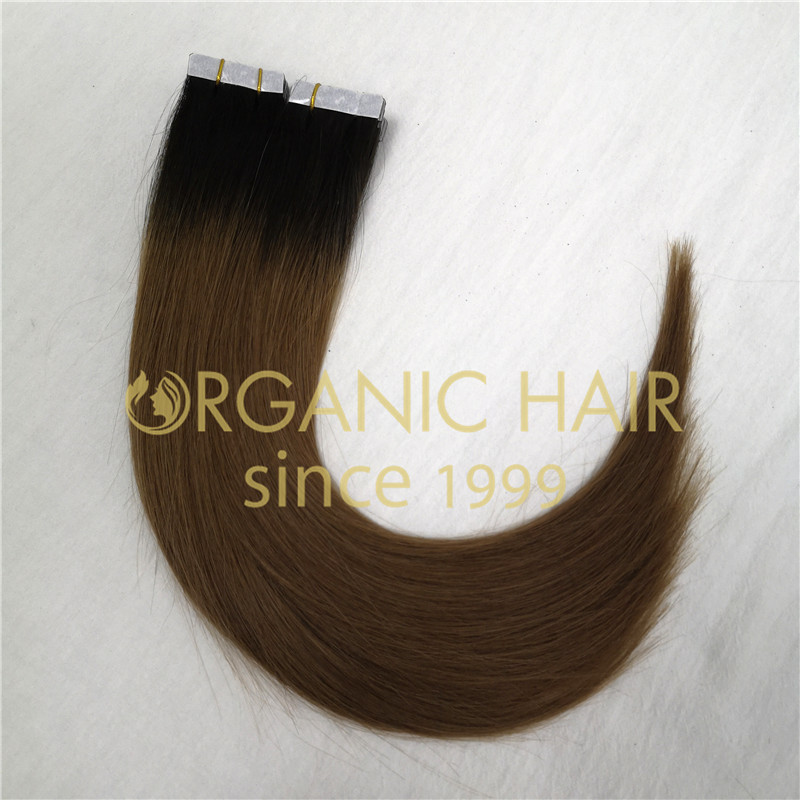 Invisible tape-ins human hair remy hair extensions manufacturer A15