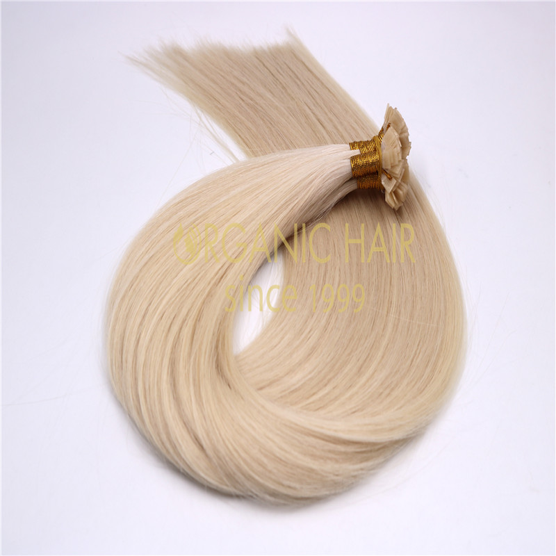 Keratin hair flat tip hair extensions factory wholesale A25