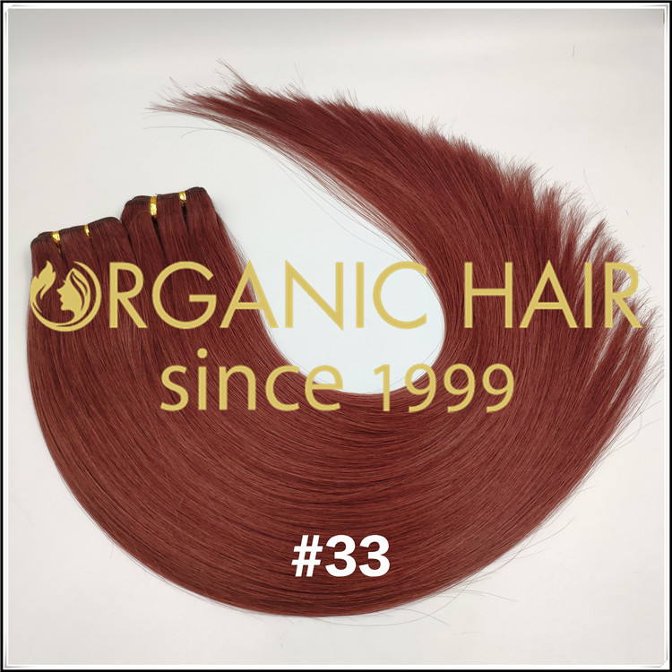 2021 Hot sale best quality remy hair #33 machine weft C094