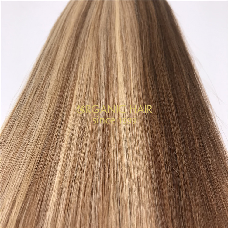 Mixed color Hand tied-hair extension on sale H293
