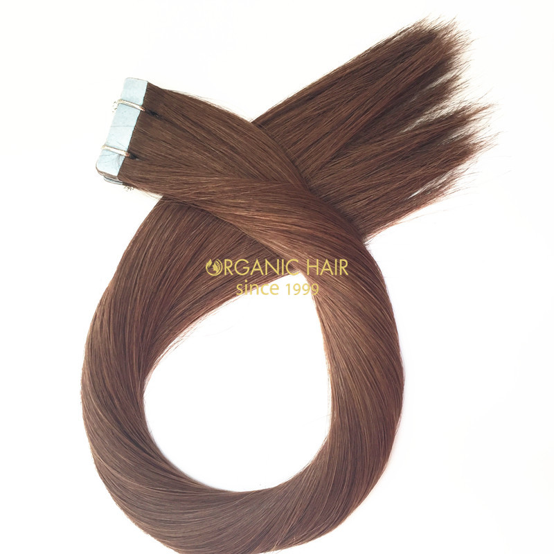 Top grade human hair extensions cheap tape hair 