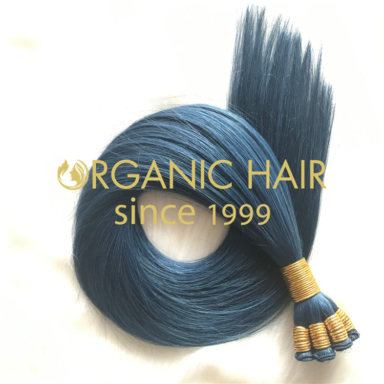 Reliable supplier of high quality hand tied weft hair in China.-M1