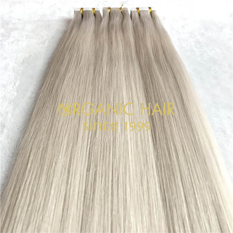 Quick applying tape in hair extensions wholesale V81