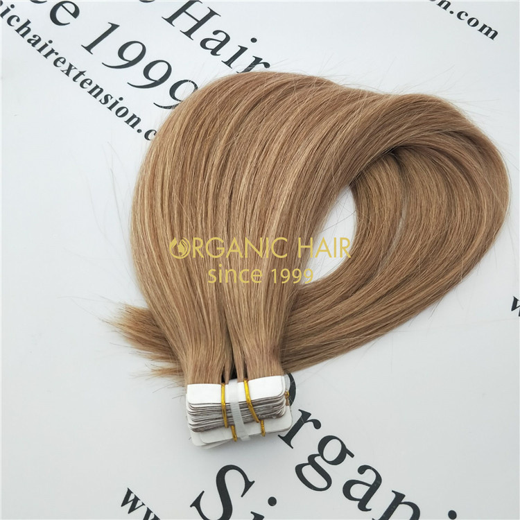 Wholesale soft and silky tape in hair V12
