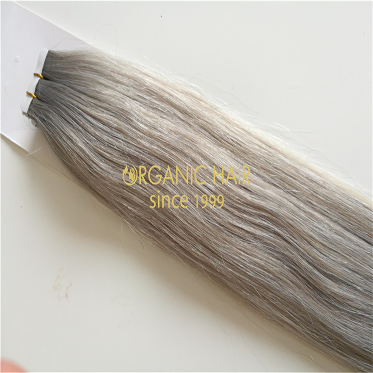 Wholesale best quality full cuticle tape in hair extensions V11