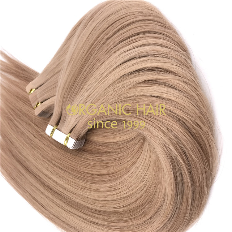 Nordic blonde balayage tape in hair hot sale X296