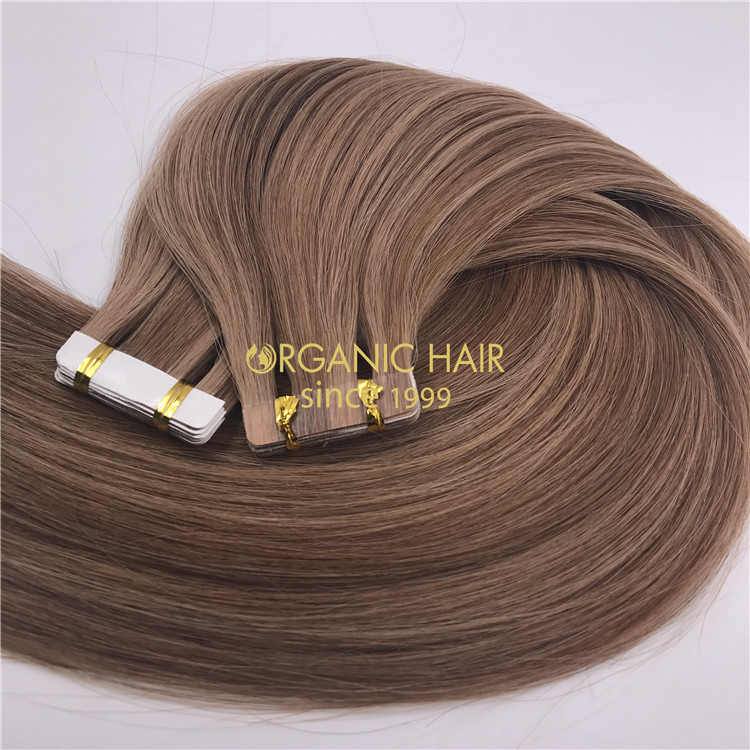 Wholesale human full cutilce tape in hair and good reviews X329
