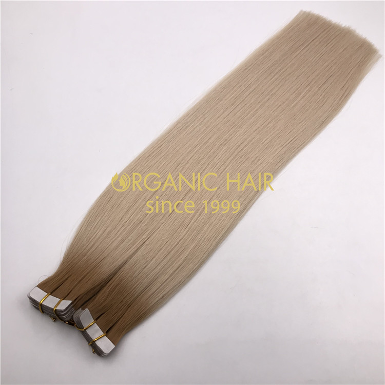 Wholesale human tape in hair rooted color #T8/60 X342