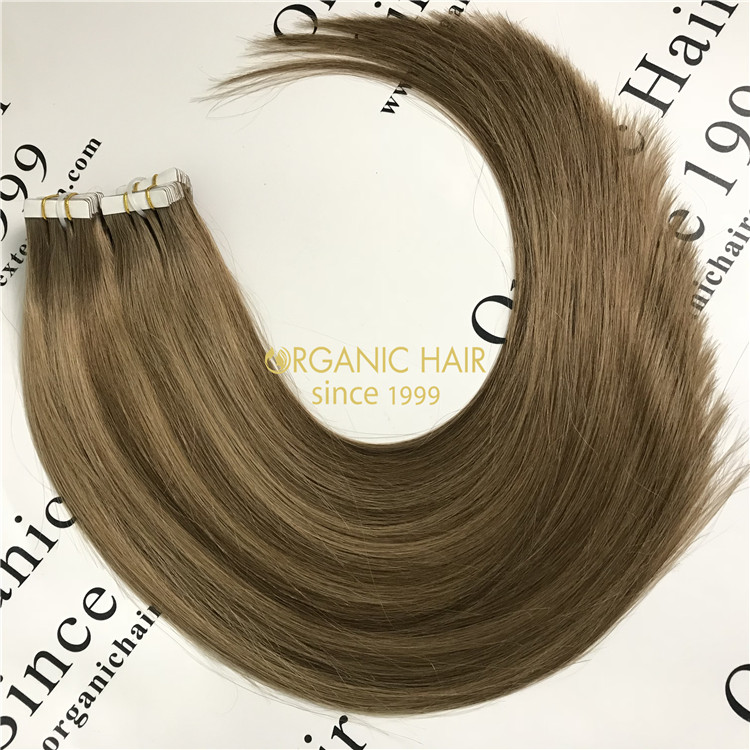 Wholesale tape in hair extensions piano color X318