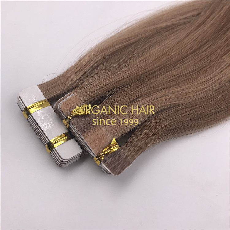 Wholesale human full cutilce tape in hair and good reviews X329