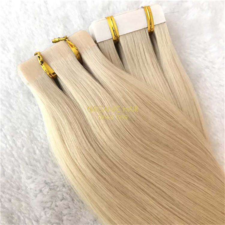 Top quality tape in hair extensions with line  RB46