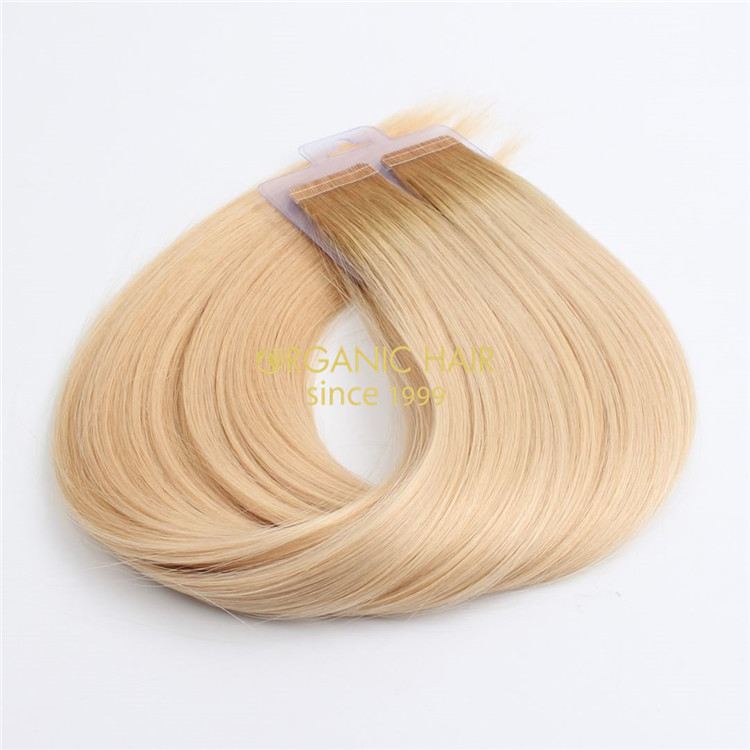Wholesale human full cutilce tape in hair extensions J01