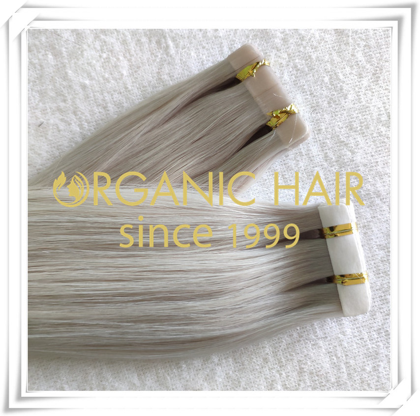 Stock #60A tape in hair extensions C059
