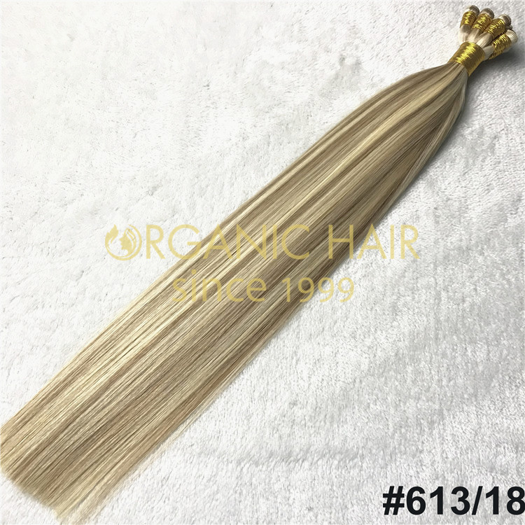 100% cuticle human hand-tied wefts wholesale A07