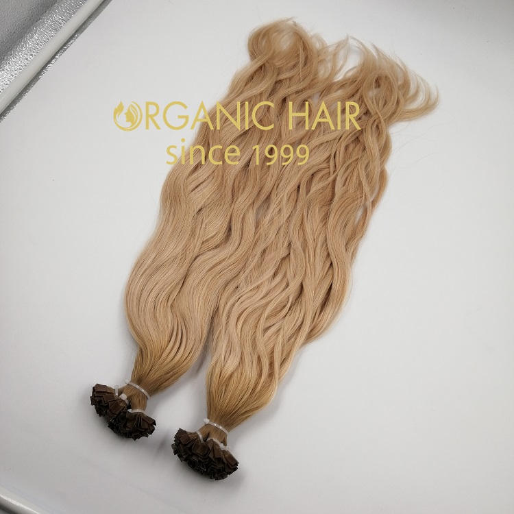 The v tips hair extension with best cuticle hair RB31