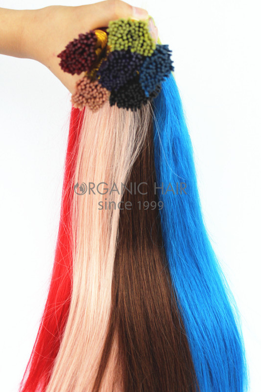 Stick tip hair extensions pink hair extensions