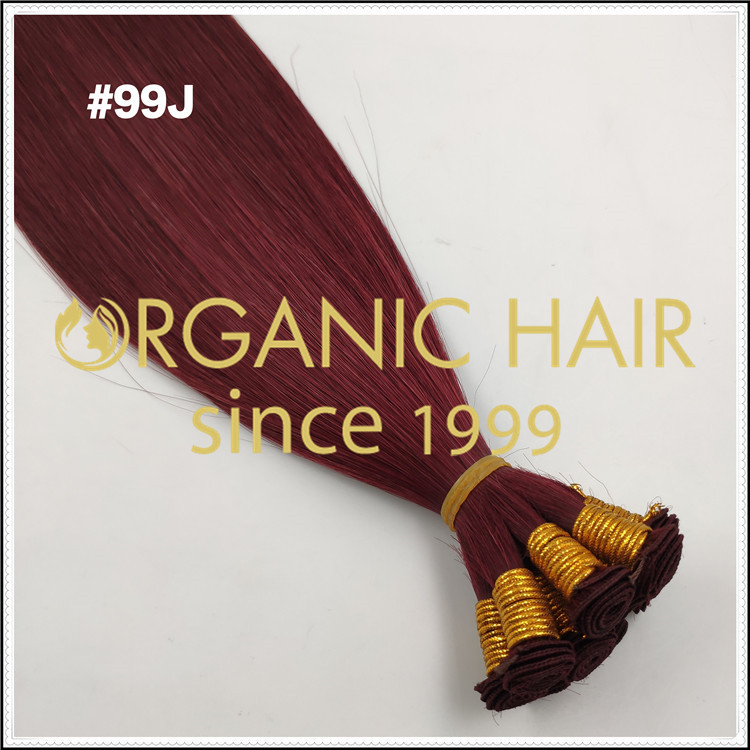 Best quality #99J Organic hair weft C081
